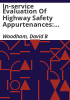 In-service_evaluation_of_highway_safety_appurtenances