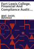 Fort_Lewis_College__financial_and_compliance_audit