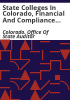 State_colleges_in_Colorado__financial_and_compliance_audit__fiscal_year_ended_June_30__1999