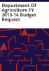 Department_of_Agriculture_FY_2013-14_budget_request