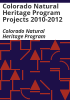 Colorado_Natural_Heritage_Program_projects_2010-2012