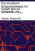 Curriculum_improvement_in_small_rural_schools
