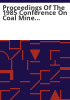 Proceedings_of_the_1985_Conference_on_Coal_Mine_Subsidence_in_the_Rocky_Mountain_Region