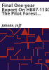 Final_one-year_report_on_HB07-1130__the_pilot_forest_restoration_program