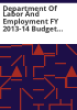 Department_of_Labor_and_Employment_FY_2013-14_budget_request