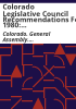 Colorado_Legislative_Council_recommendations_for_1980