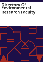 Directory_of_environmental_research_faculty