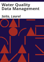 Water_quality_data_management