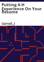 Putting_4-H_experience_on_your_resume