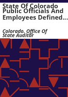 State_of_Colorado_public_officials_and_employees_defined_contribution_plan_and_457_deferred_compensation_plan__Department_of_Personnel___Administration