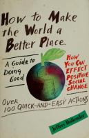 How_to_make_the_world_a_better_place