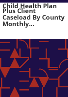 Child_Health_Plan_Plus_client_caseload_by_county_monthly_reports