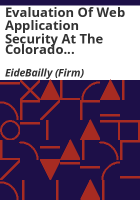 Evaluation_of_web_application_security_at_the_Colorado_Statewide_Internet_Portal_Authority_information_technology_performance_evaluation