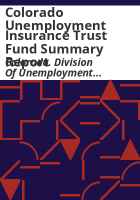 Colorado_Unemployment_Insurance_Trust_Fund_summary_report
