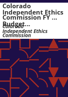 Colorado_Independent_Ethics_Commission_FY_____budget_request