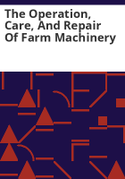 The_operation__care__and_repair_of_farm_machinery