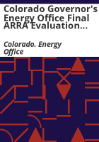Colorado_Governor_s_Energy_Office_final_ARRA_evaluation_report