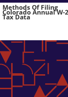 Methods_of_filing_Colorado_annual_W-2_tax_data