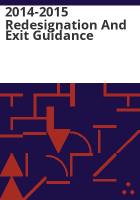 2014-2015_redesignation_and_exit_guidance