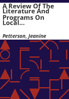 A_review_of_the_literature_and_programs_on_local_recovery_from_disaster