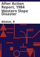 After_action_report__1984_Western_Slope_disaster
