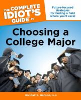 The_complete_idiot_s_guide_to_choosing_a_college_major
