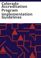 Colorado_Accreditation_Program_implementation_guidelines