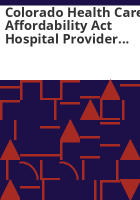 Colorado_Health_Care_Affordability_Act_hospital_provider_fee