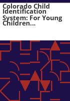 Colorado_child_identification_system
