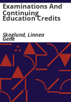 Examinations_and_continuing_education_credits