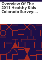 Overview_of_the_2011_Healthy_kids_Colorado_survey