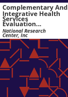 Complementary_and_integrative_health_services_evaluation_annual_report