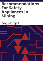 Recommendations_for_safety_appliances_in_mining
