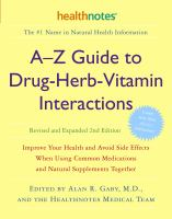 A-Z_guide_to_drug-herb-vitamin_interactions