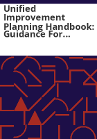 Unified_improvement_planning_handbook