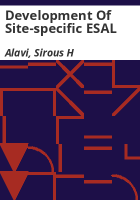 Development_of_site-specific_ESAL