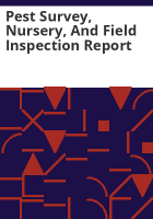 Pest_survey__nursery__and_field_inspection_report