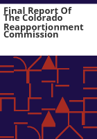 Final_report_of_the_Colorado_Reapportionment_Commission