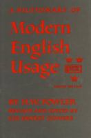 A_dictionary_of_modern_English_usage