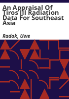 An_appraisal_of_Tiros_III_radiation_data_for_southeast_Asia