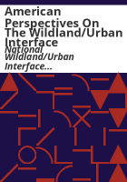 American_perspectives_on_the_Wildland_Urban_Interface
