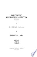Colorado_Geological_Survey__Boulder__Bulletins_1_and_2