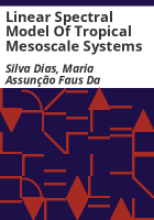 Linear_spectral_model_of_tropical_mesoscale_systems