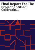 Final_report_for_the_project_entitled__Colorado_Department_of_Transportation_statewide_transportation_disparity_study