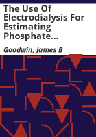 The_use_of_electrodialysis_for_estimating_phosphate_availability_in_calcareous_soils