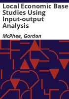 Local_economic_base_studies_using_input-output_analysis