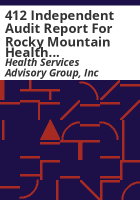 412_independent_audit_report_for_Rocky_Mountain_Health_Plans_Medicaid_Prime