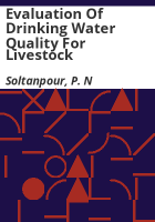 Evaluation_of_drinking_water_quality_for_livestock