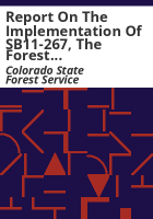 Report_on_the_implementation_of_SB11-267__the_Forest_health_act_of_2011