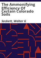 The_ammonifying_efficiency_of_certain_Colorado_soils